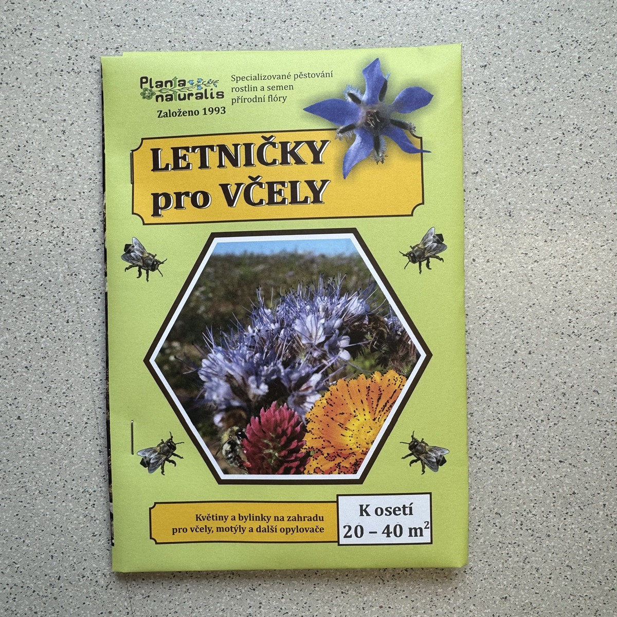 Jednoročné kvety pre včely - Planta Naturalis - lúčna zmes - 40 g