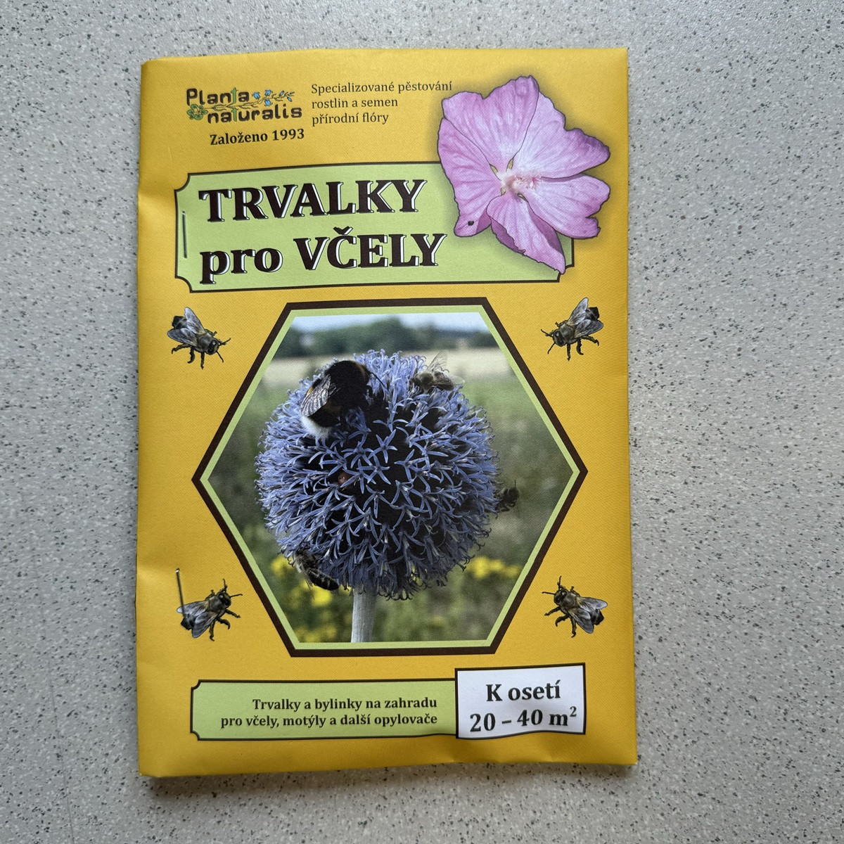 Trváce kvety pre včely - Planta Naturalis - lúčna zmes - 40 g