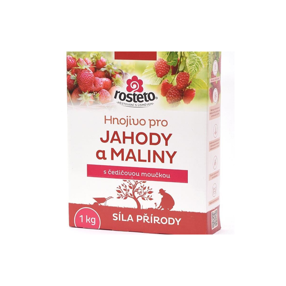 Hnojivo s čadičovou múčkou - jahody a maliny - Rosteto - predaj hnojív - 1 kg