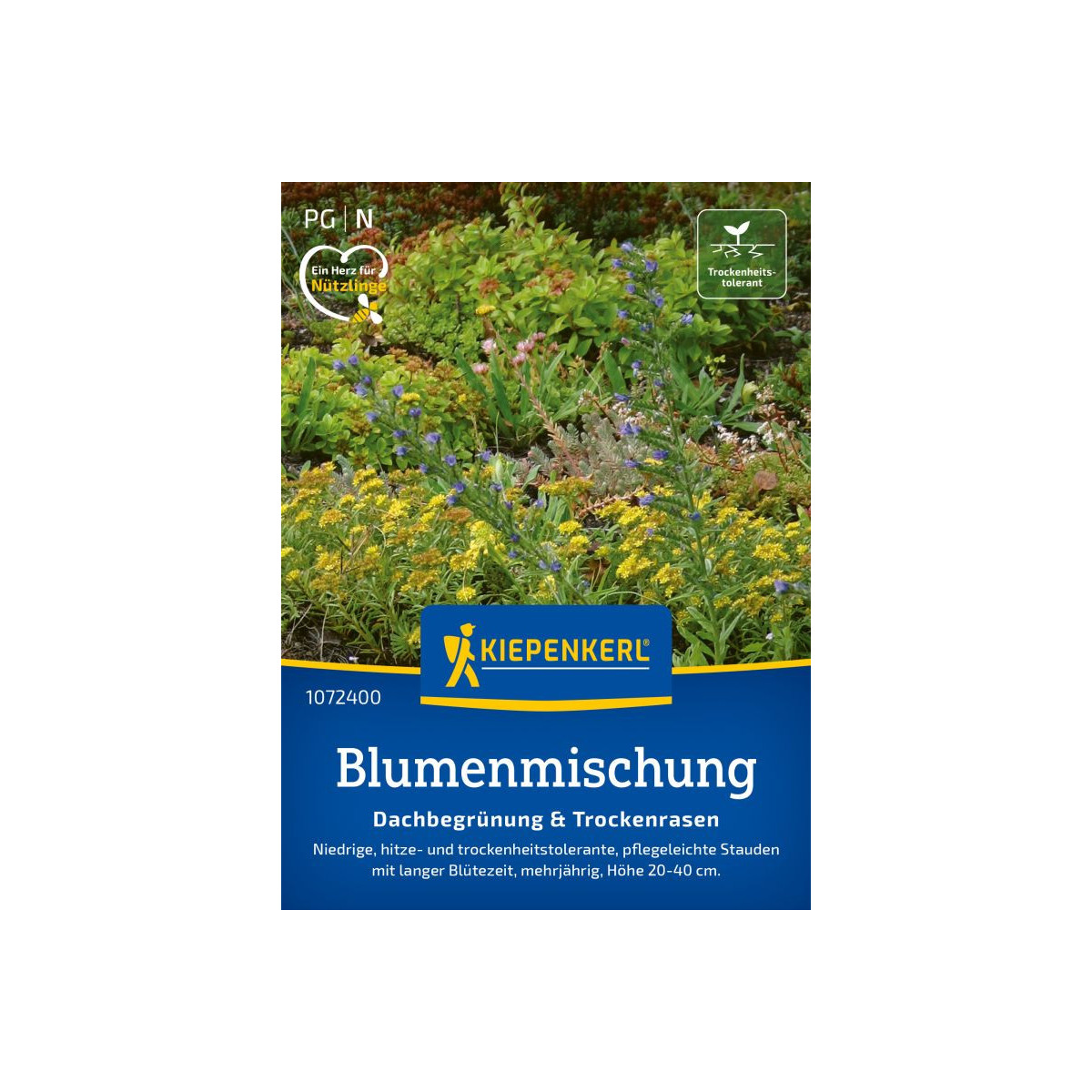 Zmes kvetín - Zelená strecha a suché miesta - Kiepenkerl - predaj semien - 1 ks