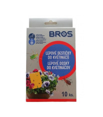 Interiérové lepové doštičky do kvetináča - Bros - 10 ks