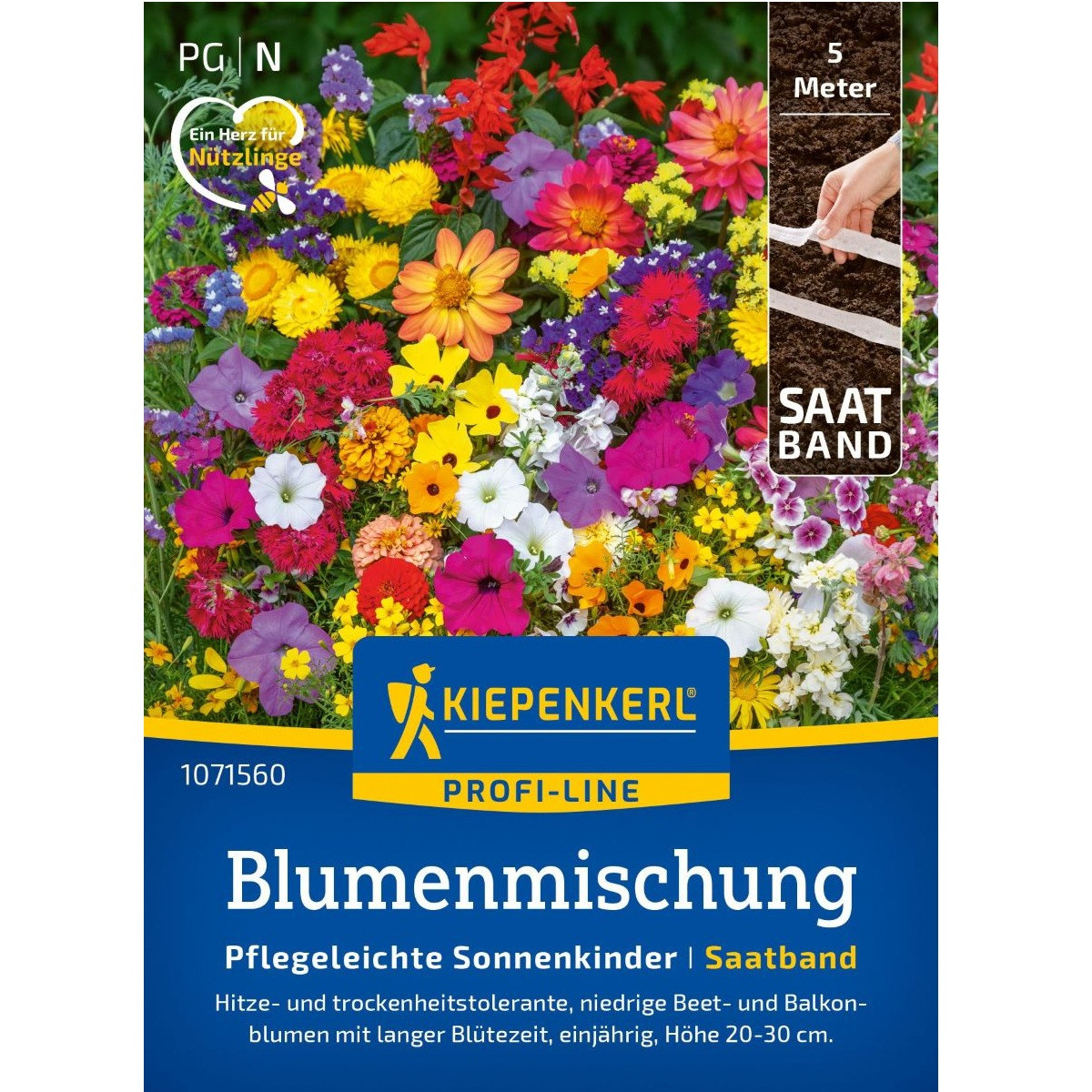 Kvetinová zmes - záhradné suché kúty - Kiepenkerl - predaj semien - 1 ks