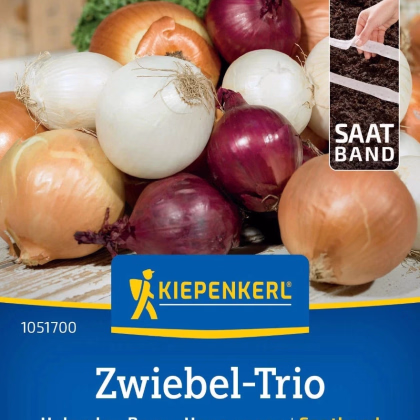 Semená cibule trio Hylander, Romy a Honeymoon - predaj výsevných pásikov - 1 ks