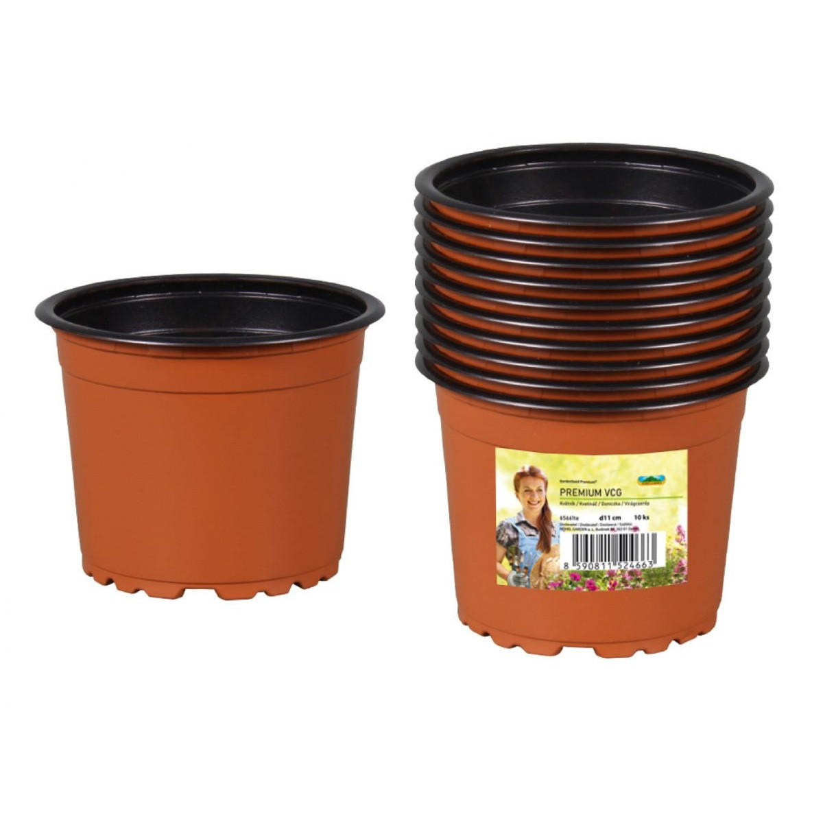 Kvetináč sadbový PREMIUM - 11 cm - 10 ks