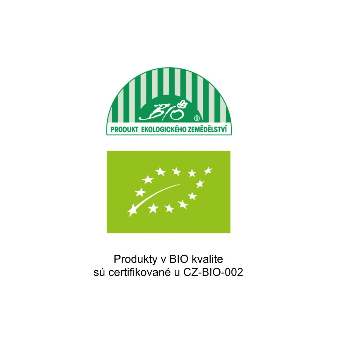 Produkty v BIO kvalite sú certifikované u CZ-BIO-002