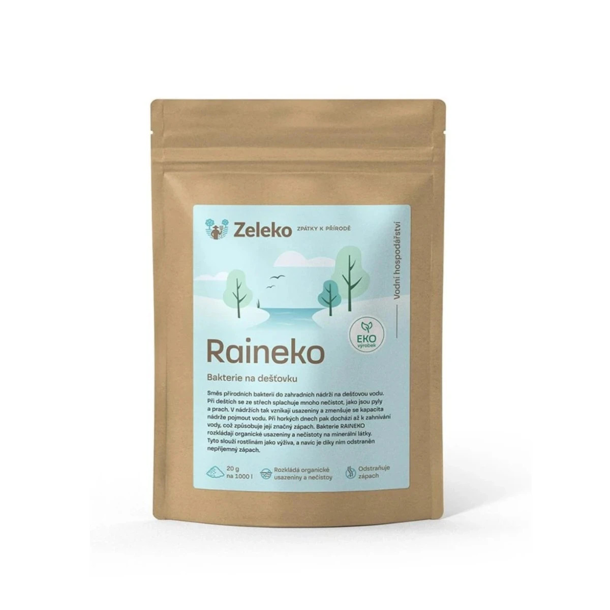 Raineko - baktérie pre čistú dažďovú vodu - Zeleko - predaj stimulátorov - 300 g