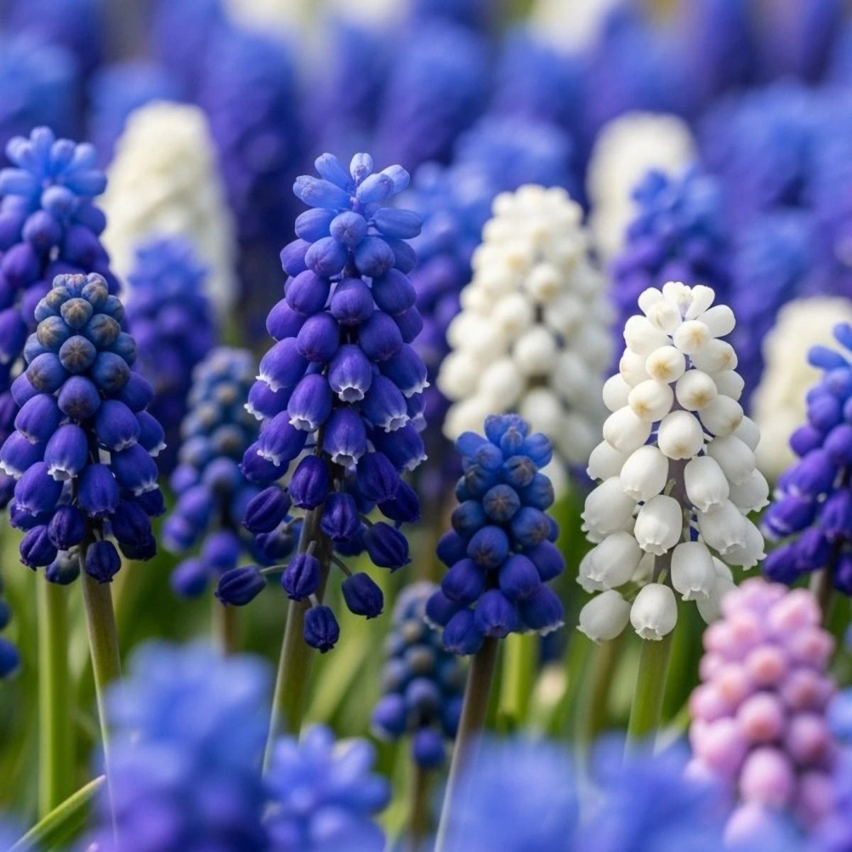 Zmes modríc - Muscari mix - predaj cibuľovín - 15 ks