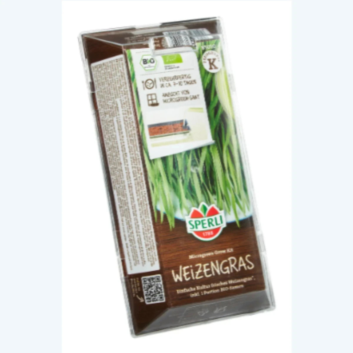 BIO microgreens súprava - mladá pšenica, pšeničná tráva - Sperli - predaj bio semien na klíčenie - 1 ks