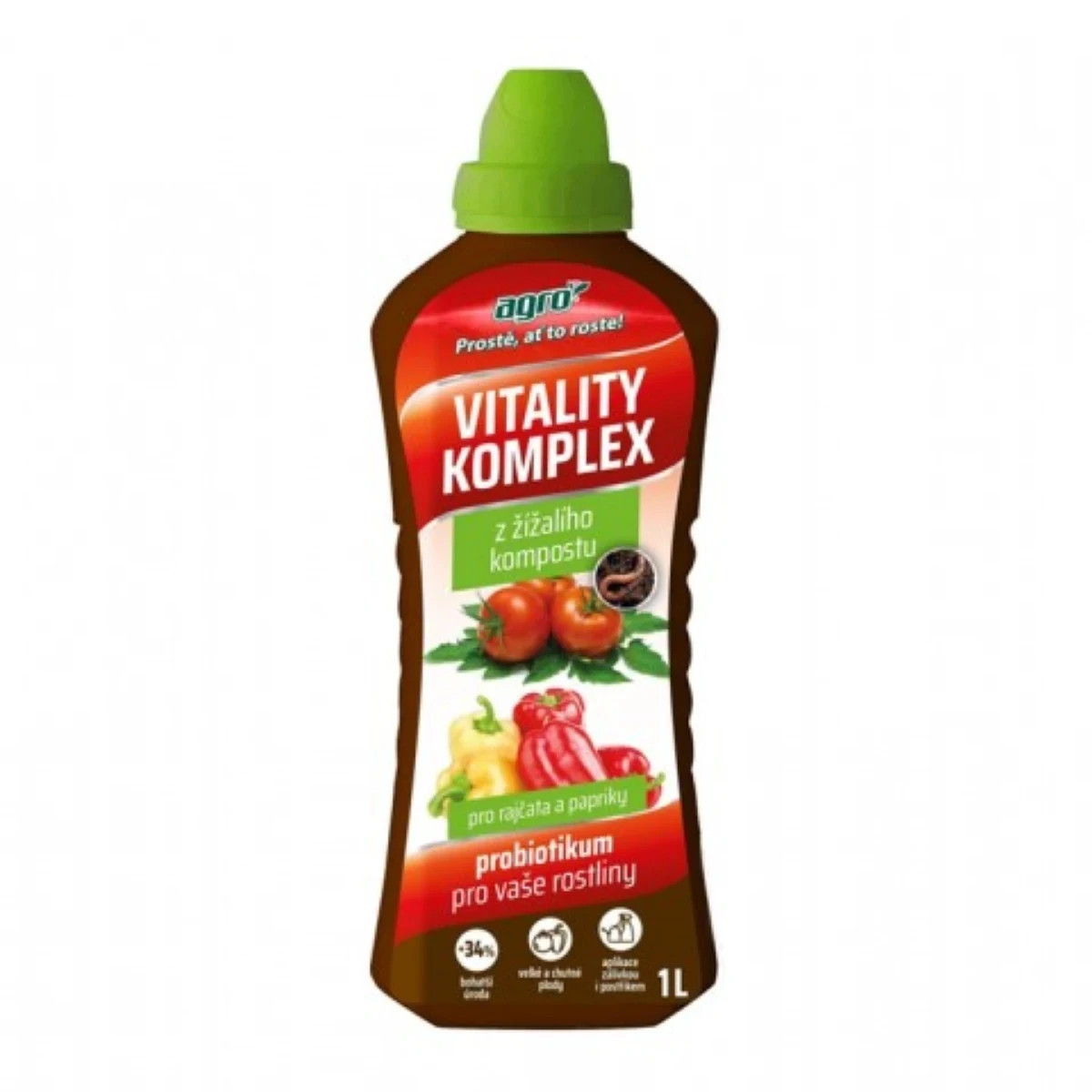 Vitality komplex na paradajky a papriky - Agro - predaj hnojív - 1 l