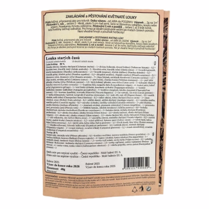 Lúka starých čias - Planta Naturalis - lúčna zmes - 40 g
