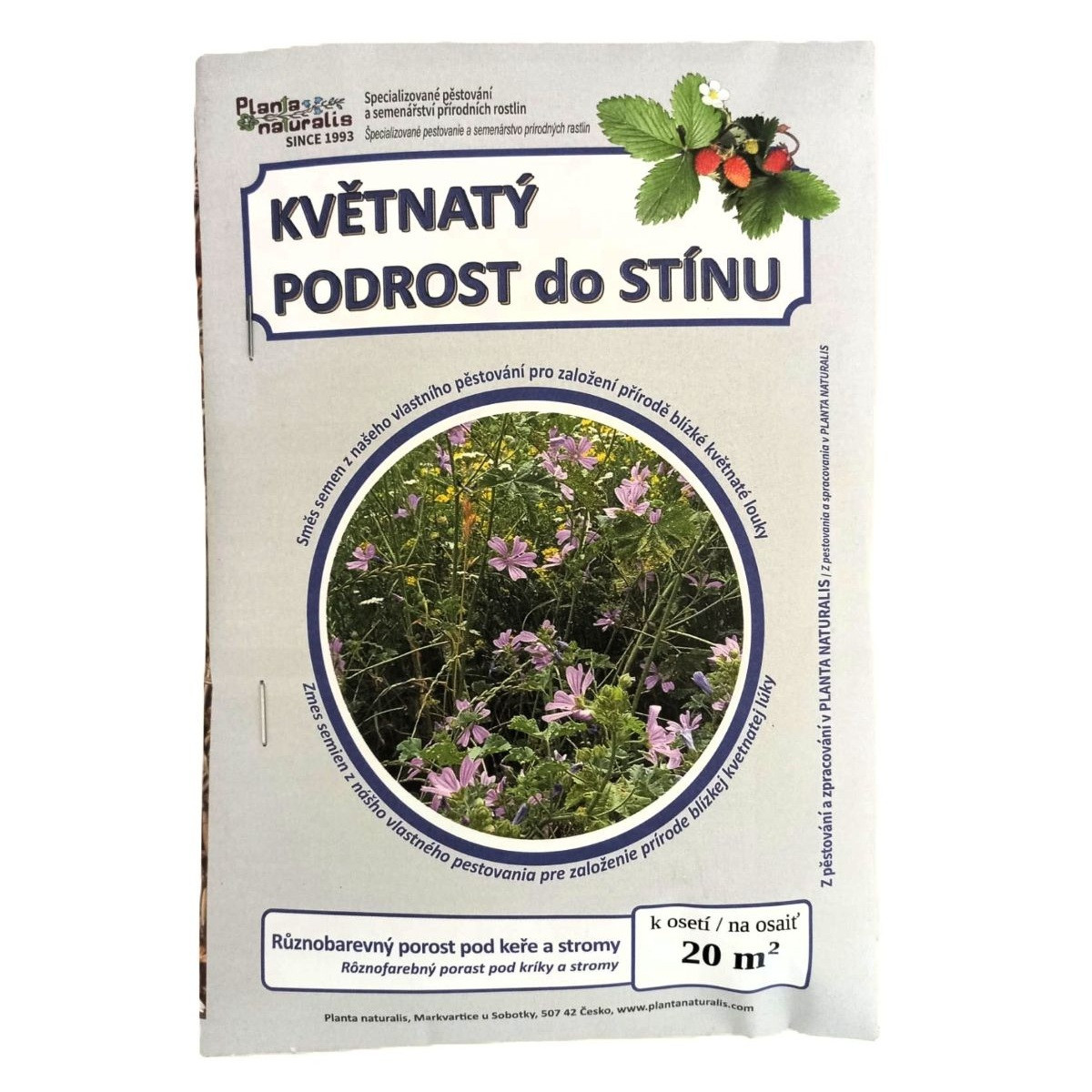 Kvetnatý podrast do tieňa - Planta Naturalis - lúčna zmes - 40 g