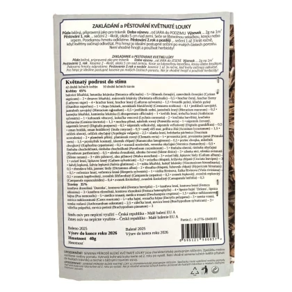 Kvetnatý podrast do tieňa - Planta Naturalis - lúčna zmes - 40 g