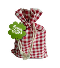 Látkové vrecúško s menovkou - 1 ks