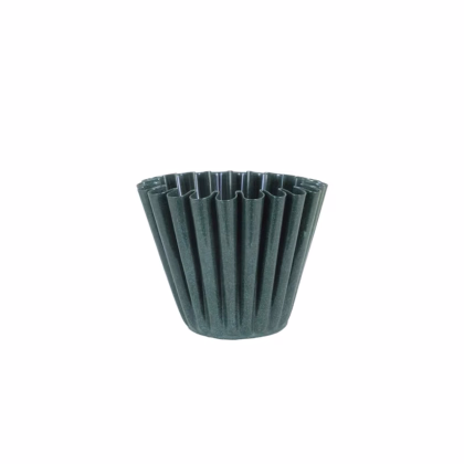 Kovový kvetináč Ronja – zelený – veľ. S – Strömshaga – predaj obalov