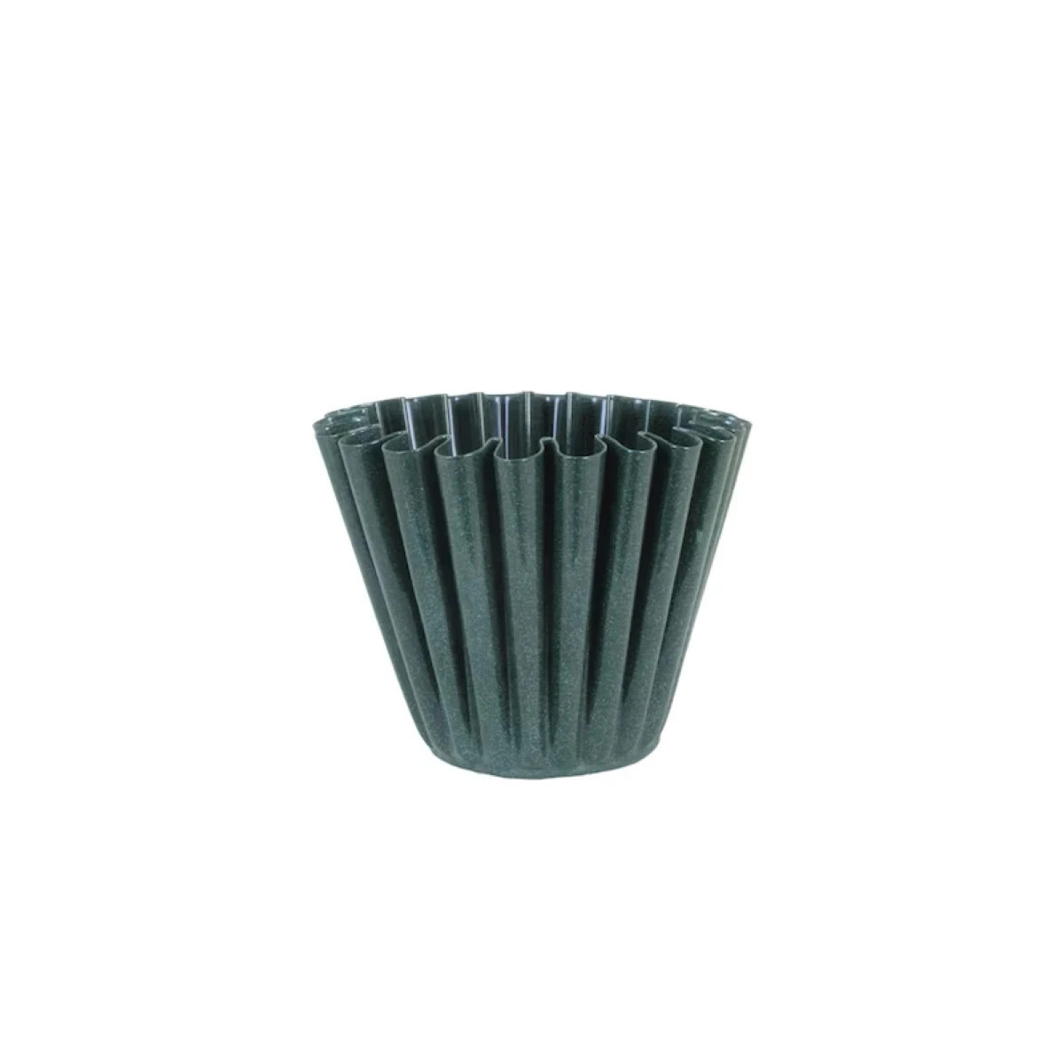 Kovový kvetináč Ronja – zelený – veľ. S – Strömshaga – predaj obalov