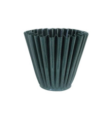 Kovový kvetináč Ronja – zelený – veľ. L – Strömshaga – predaj obalov