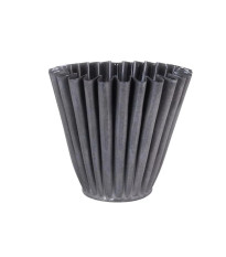 Kovový kvetináč Ronja - sivo-béžový - veľ. L - Strömshaga AB - predaj obalov - 1 ks