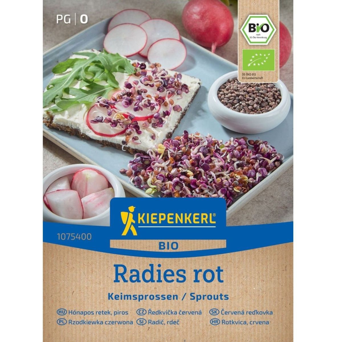 BIO Červená reďkovka - predaj bio semien na klíčenie - 30 g