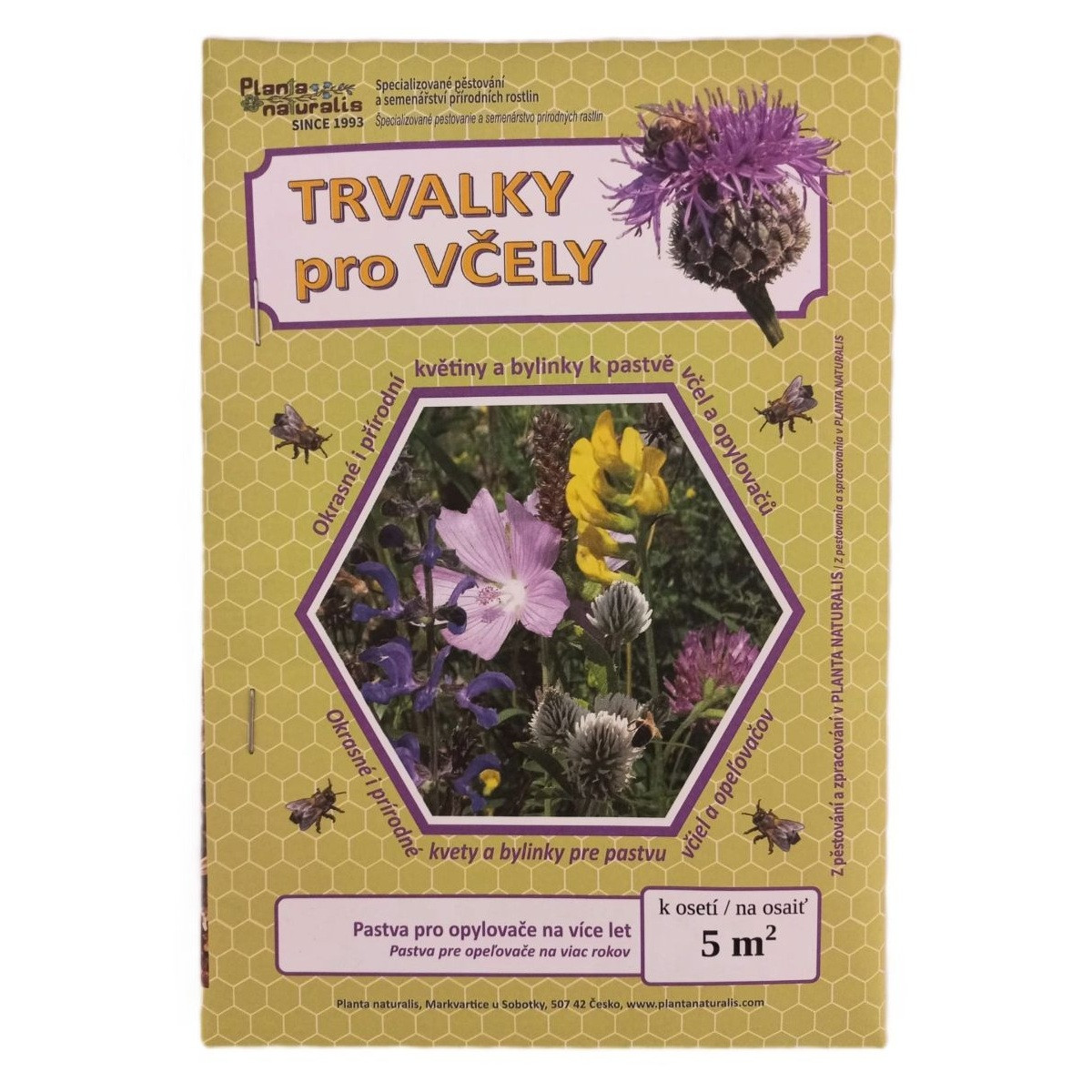 Trváce kvety pre včely - Planta Naturalis - lúčna zmes - 10 g