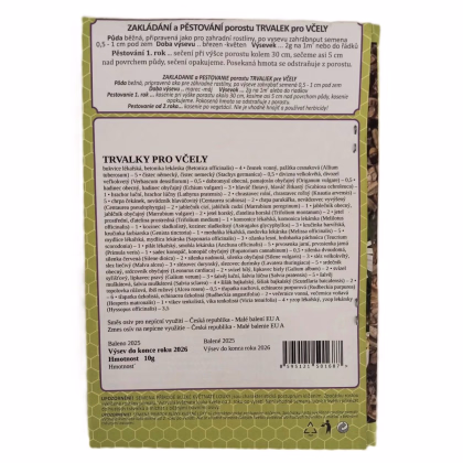 Trváce kvety pre včely - Planta Naturalis - lúčna zmes - 10 g