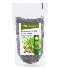 BIO Šošovka zelená francúzska - predaj bio semien na klíčenie - 200 g