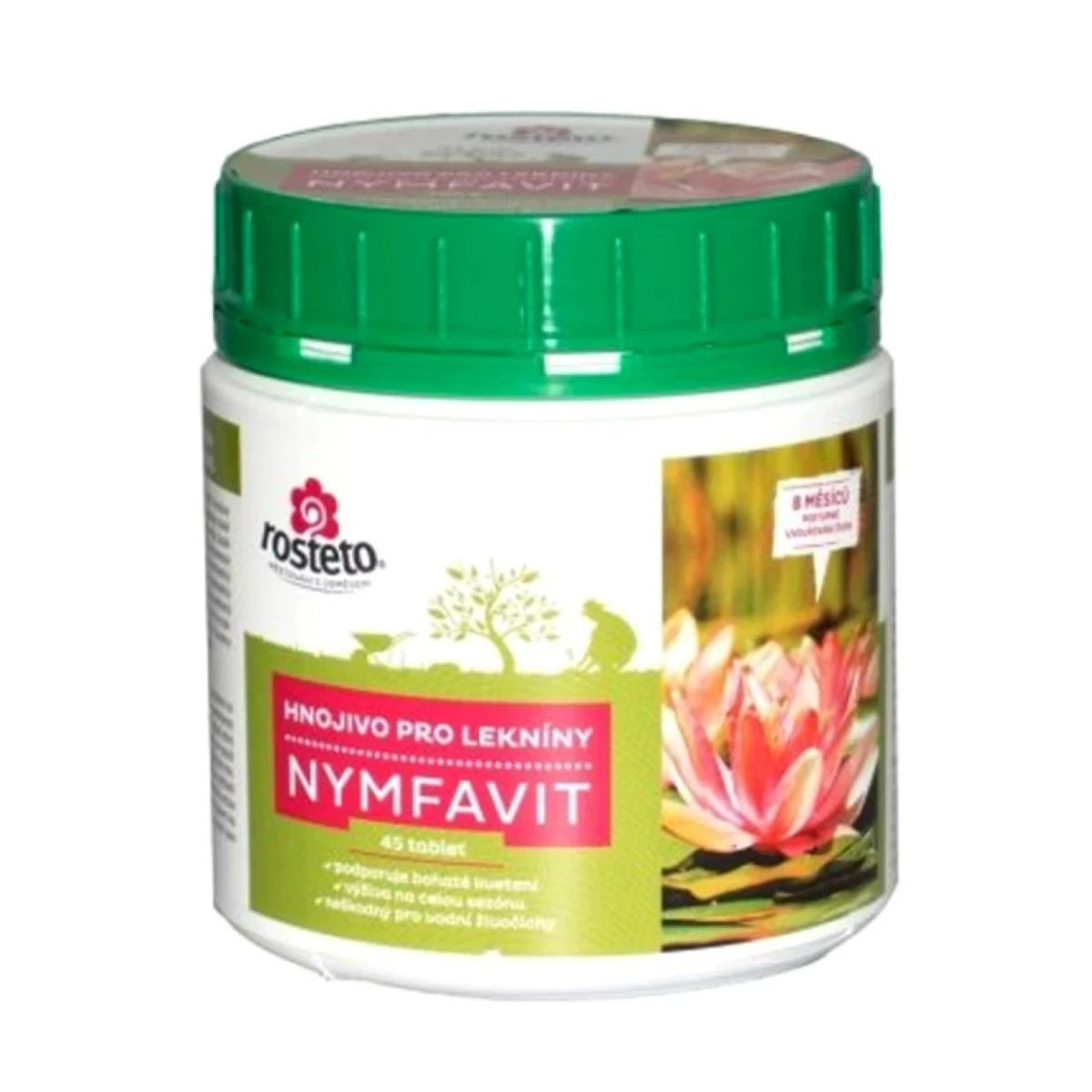 Nymfavit Rosteto - hnojivo na lekná - predaj hnojív - 450 g