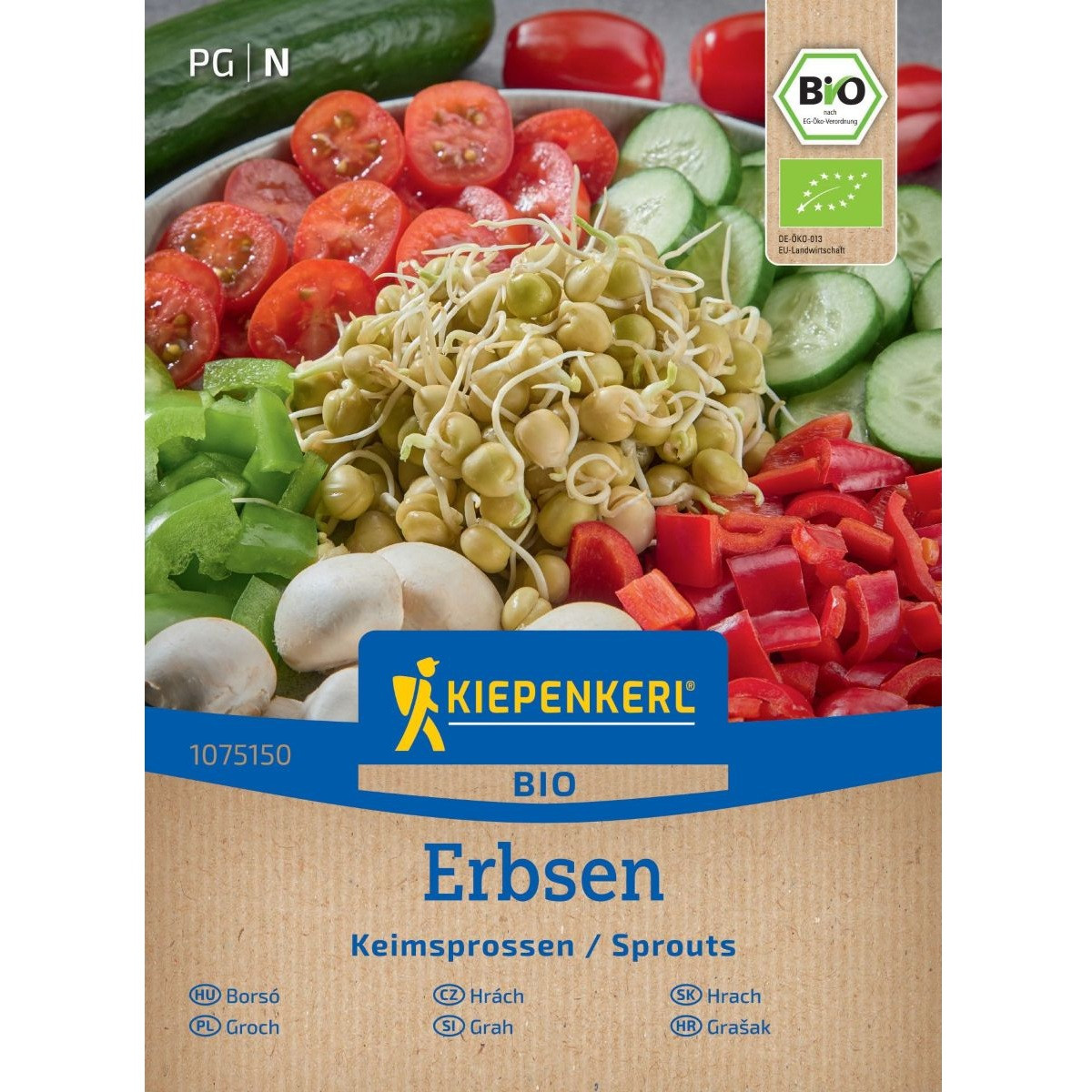 BIO Hrach siaty - predaj bio semien na klíčenie - 50 g