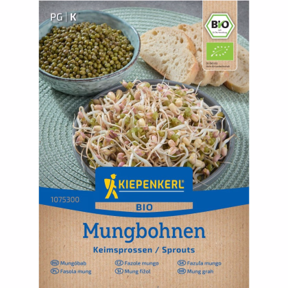 BIO Fazuľa Mungo - Kiepenkerl - predaj bio semien na klíčenie - 75 g