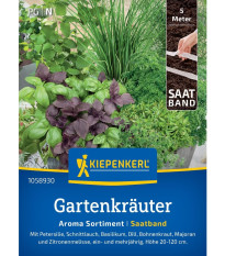 Zahradné bylinky - predaj výsevných pásikov - 5 m