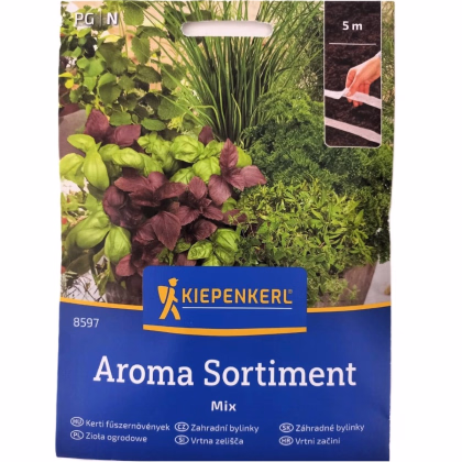 Zahradné bylinky - predaj výsevných pásikov - 5 m