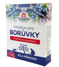 Hnojivo na čučoriedky s čadičovou múčkou - Rosteto - predaj hnojív - 1 kg
