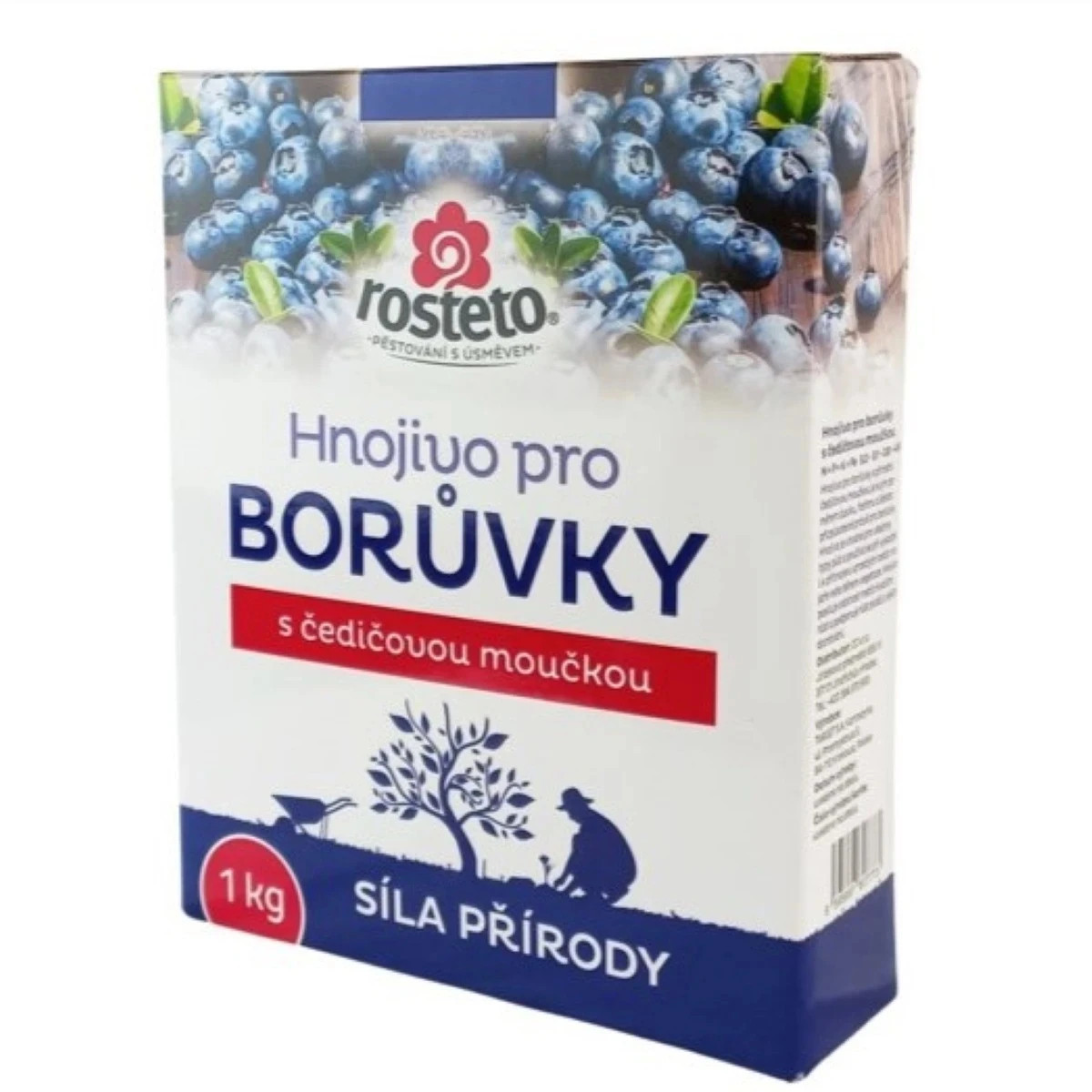 Hnojivo na čučoriedky s čadičovou múčkou - Rosteto - predaj hnojív - 1 kg