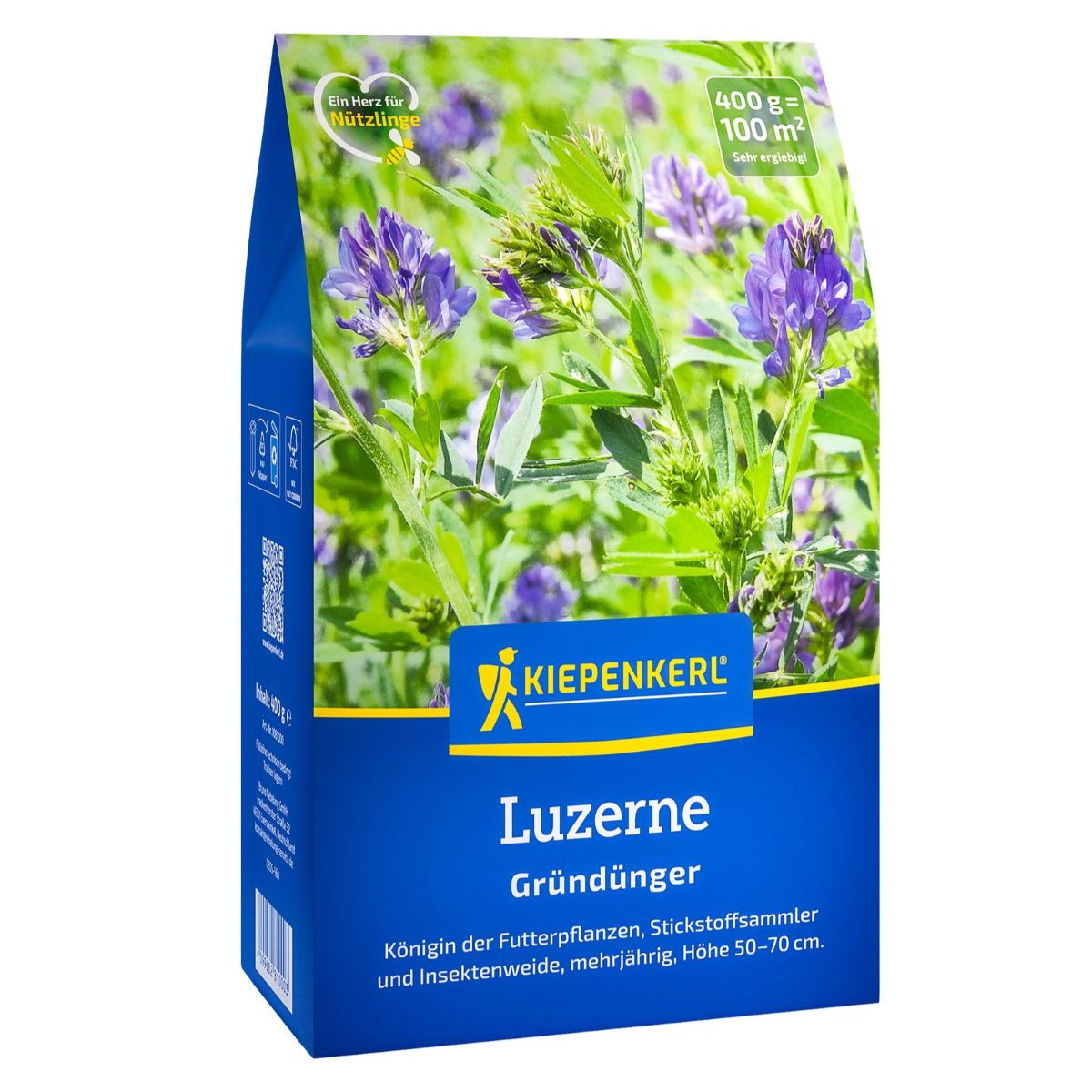 Zelené hnojenie - lucerna - predaj semien - 400 g