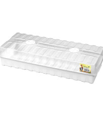 Miniskleník s ventiláciou bielej - 47 x 20 x 10 cm - predaj parenísk - 1 ks
