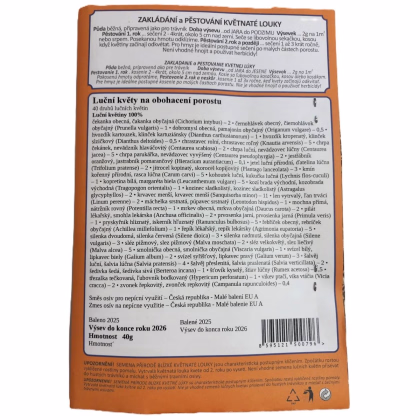 Lúčne kvety pre obohatenie porastu – Planta Naturalis – lúčna zmes – 40 g