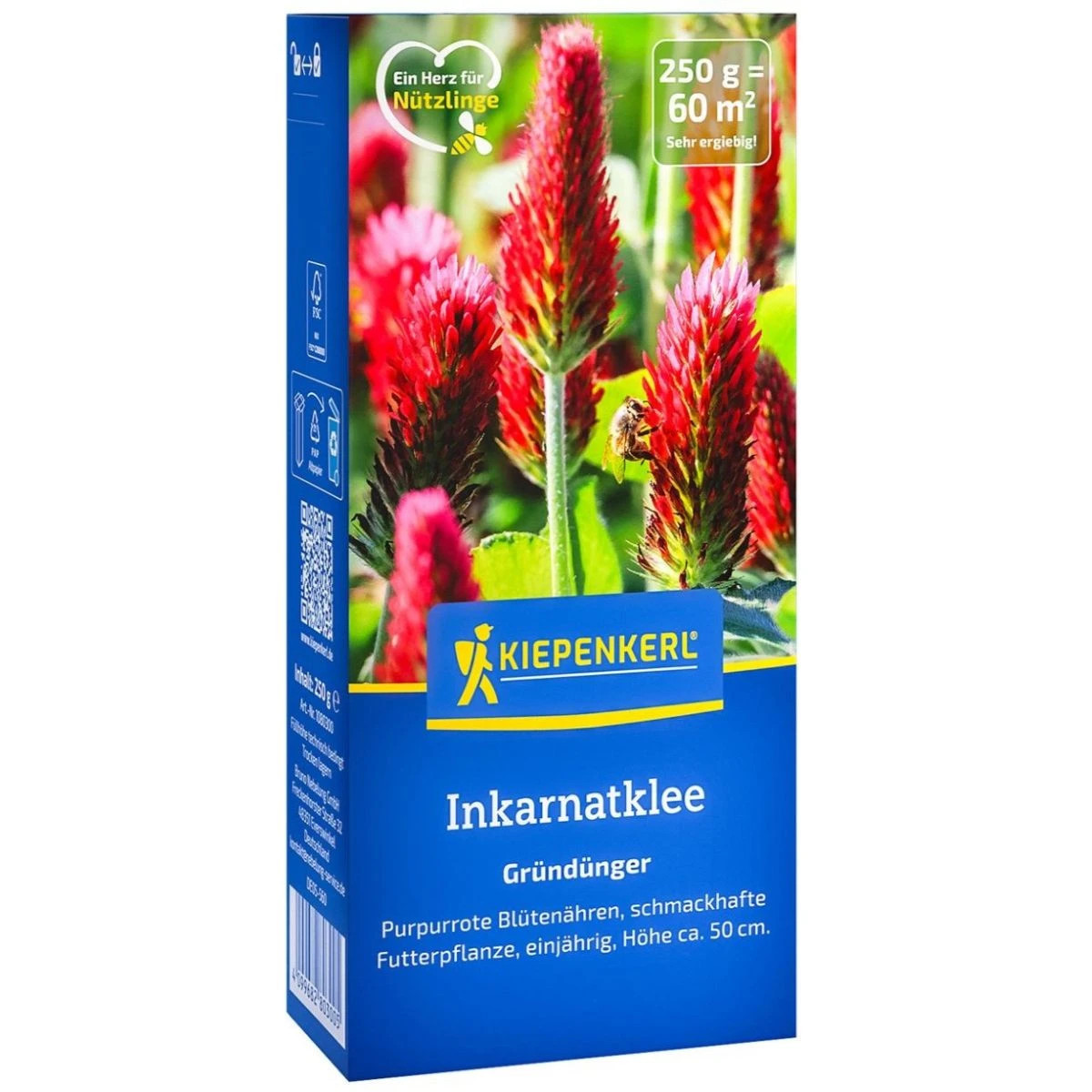 Zelené hnojenie - Ďatelina inkarnát - osivo - 250 g