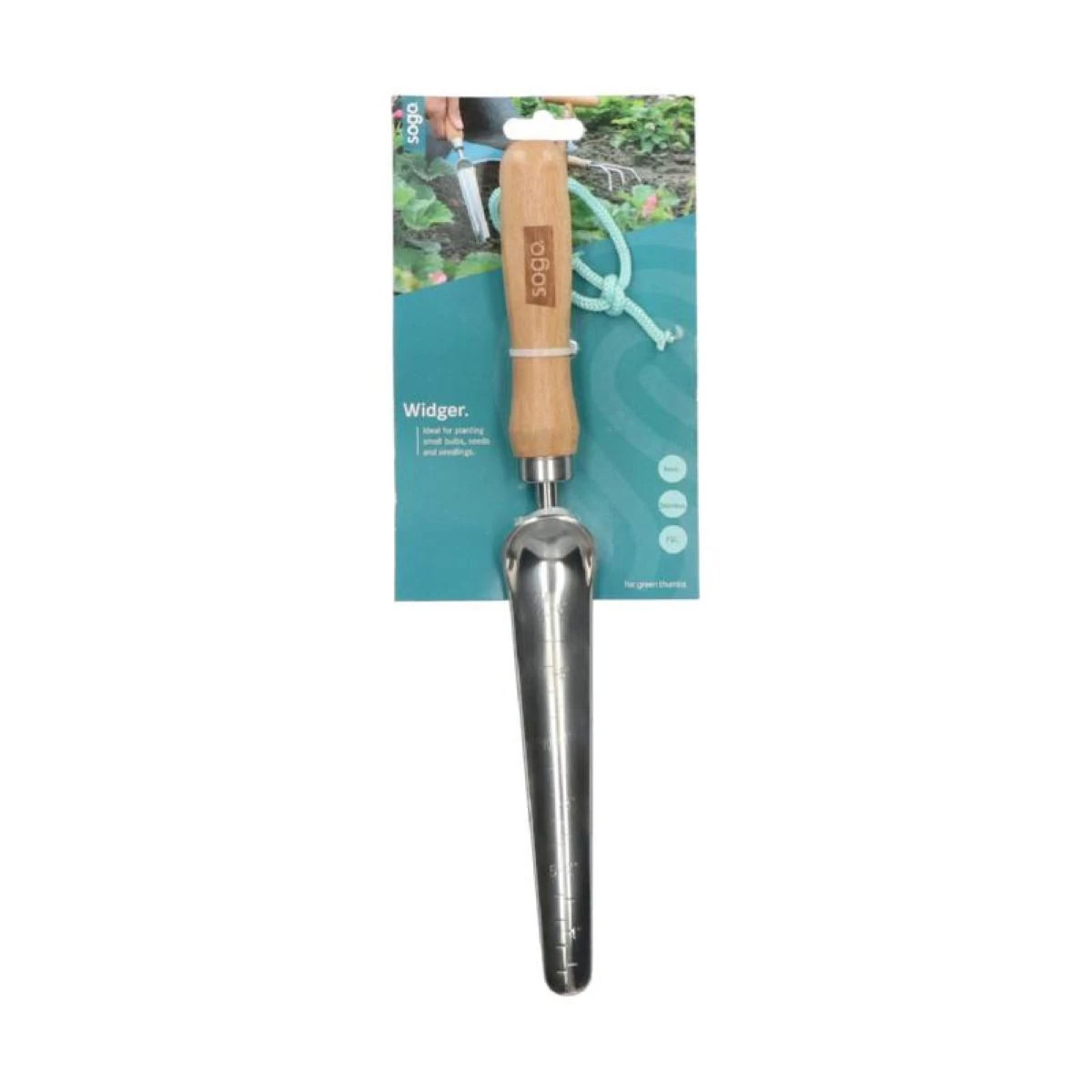 Presadzovací kolík - SOGO - nerezová oceľ - pestovateľské pomôcky - 1 ks