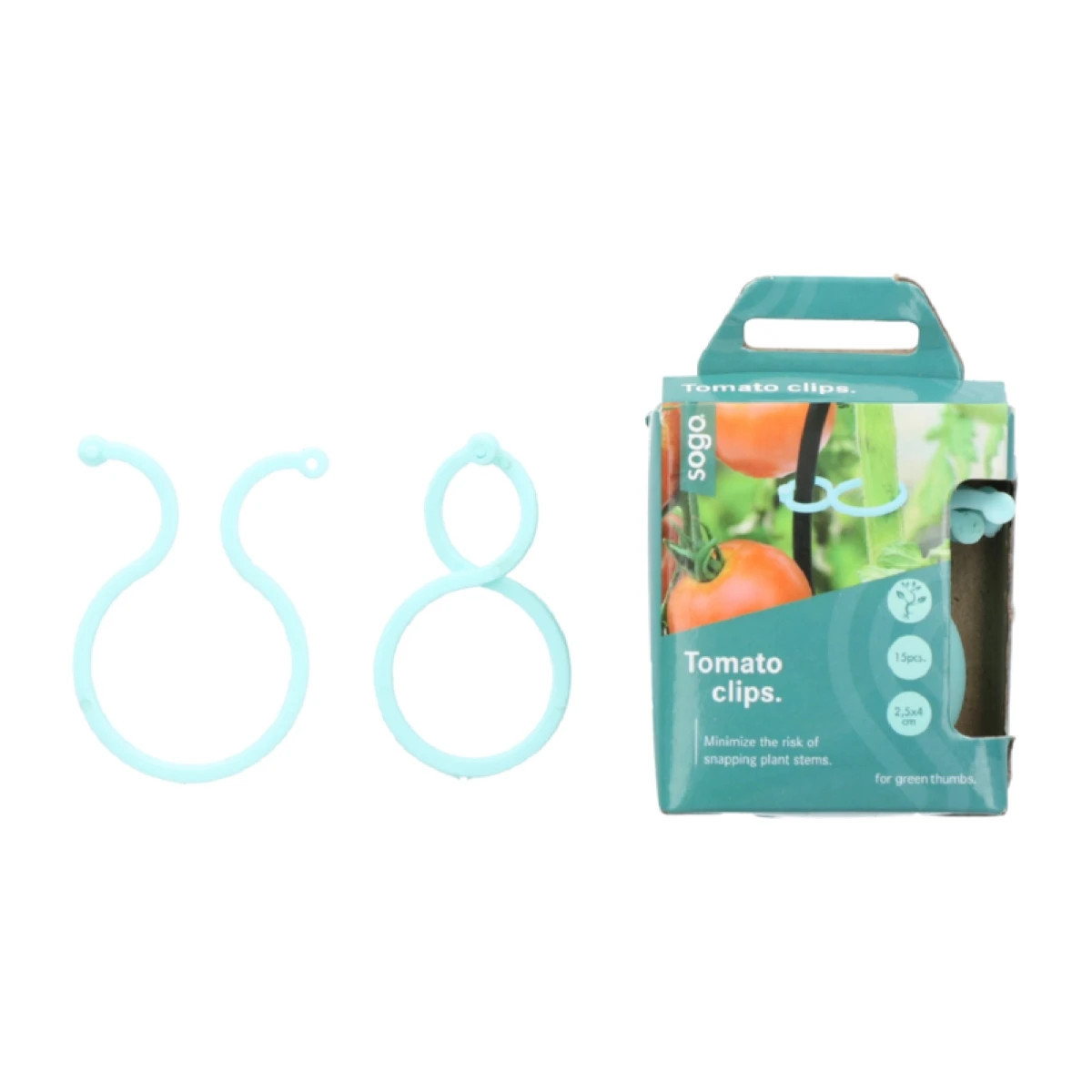Klipsy na paradajky - SOGO - pestovateľské pomôcky - 15 ks