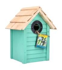 Vtáčia búdka zelená Beach Hut Curacao - domček pre vtáctvo - 1 ks