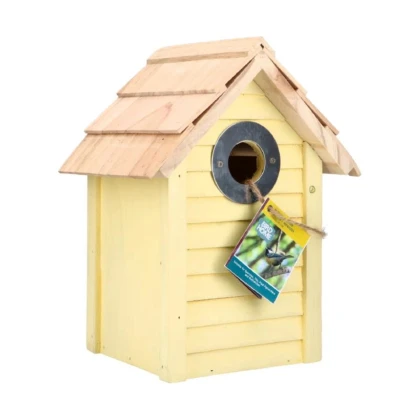 Vtáčia búdka žltá Beach Hut Bonaire - domček pre vtáctvo - 1 ks