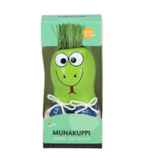 Hadí kvetináč s rastúcou trávou - Pieterpik - 1 ks