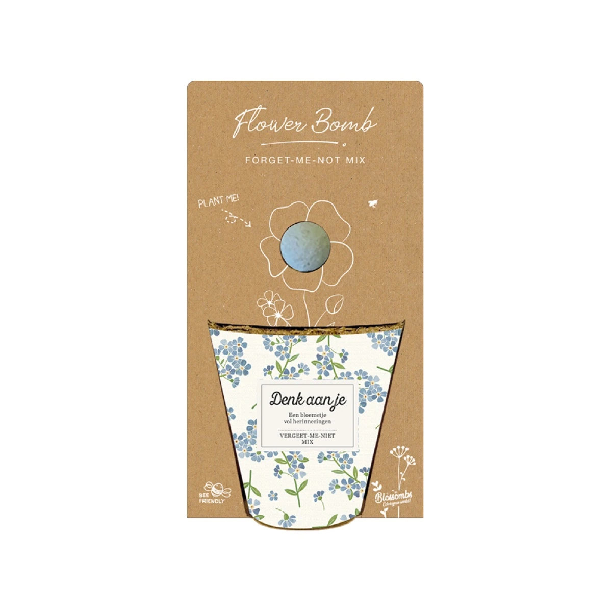 Pestovateľský set - Grow kit - zmes nezábudiek - Blossombs - 1 ks