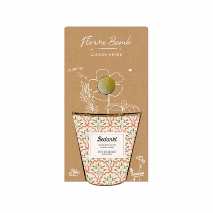 Darčekový set - Grow kit - zmes na pestovanie byliniek - Blossombs - 1 ks