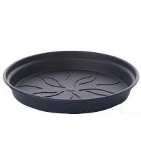 Podmiska Green Basics - čierna - 25 cm - pestovateľské pomôcky - 1 ks