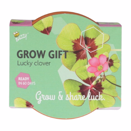 Buzzy Grow Gifts – Minisada na pestovanie štvorlístka - Pieterpik - 1 ks
