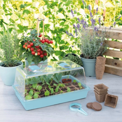 Miniskeník SOGO - 19 x 38 x 24 cm - pestovateľské pomôcky - 1 ks