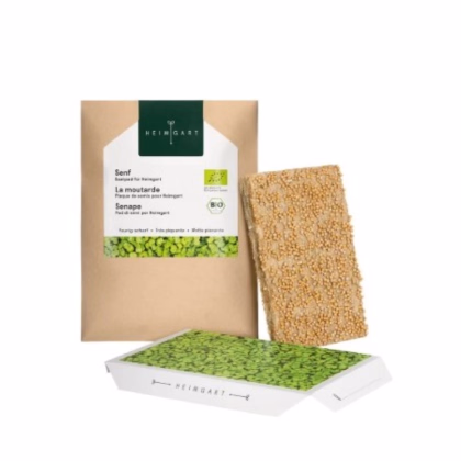 BIO Horčica - mikrozelenina - microgreens - Heimgart - náhradné pláty - 1 ks