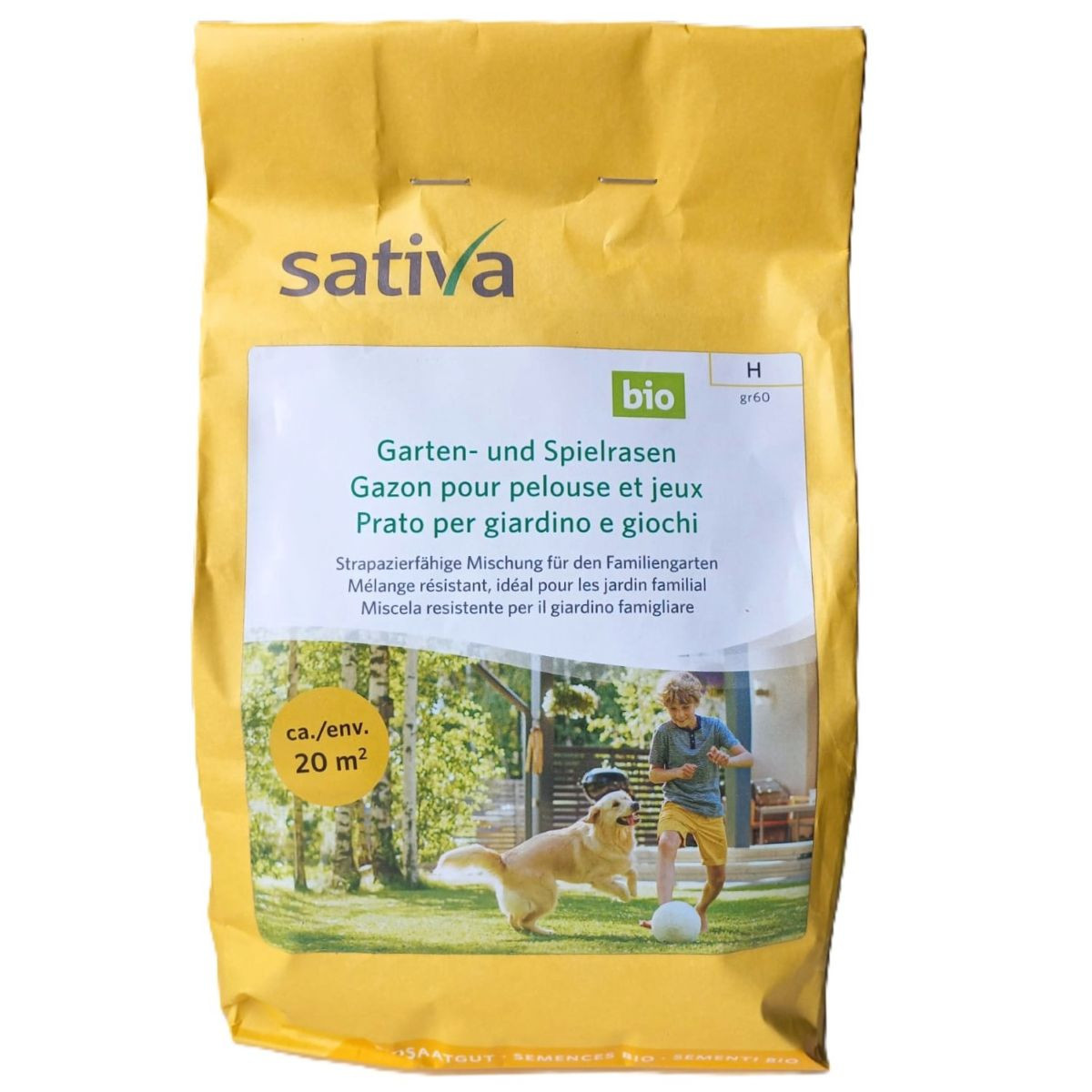 BIO Trávne osivo - univerzálne - Sativa - predaj semien - 500 g