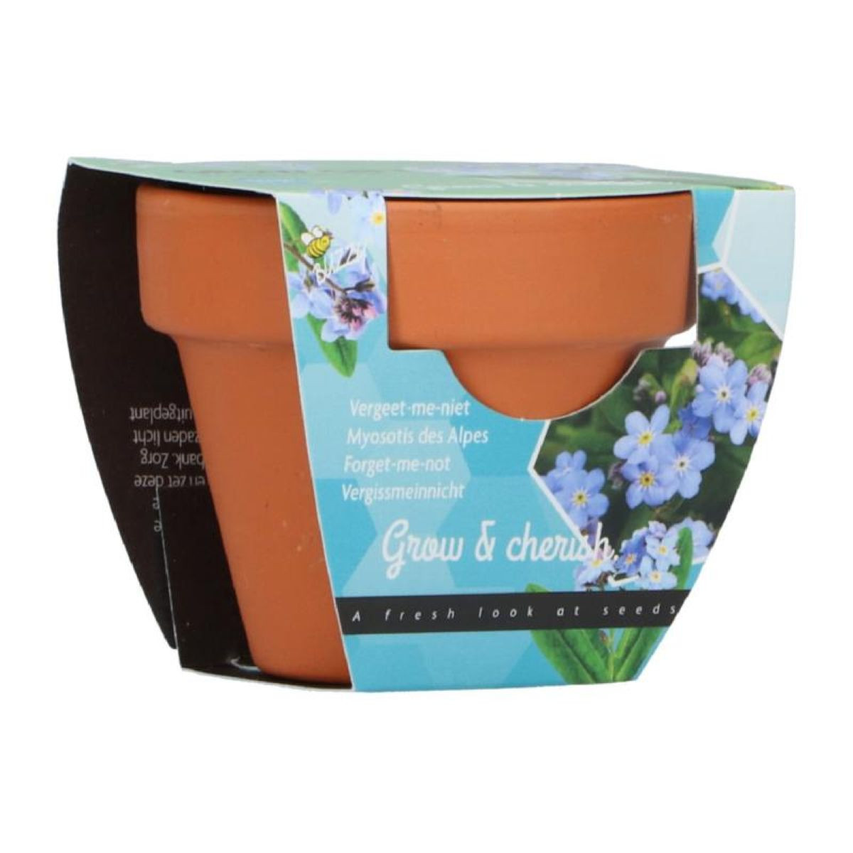 Pestovateľská mini súprava nezábudky – Buzzy Grow Gift