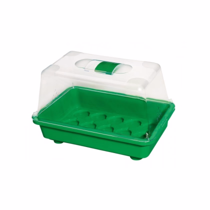 Miniskleník s ventiláciou - 29 x 19 x 19 cm - Nino - pevný miniskleník - 1 ks